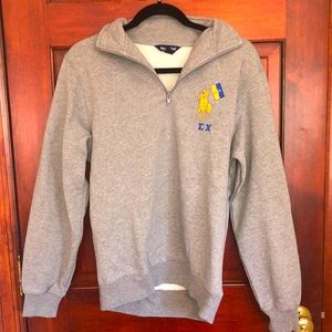 Penn State Sigma Chi “Derby Days” Quarter-zip in Gray